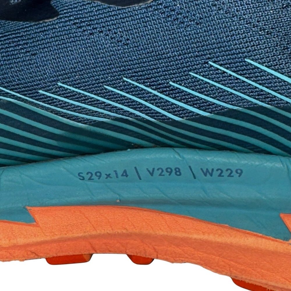 HOKA One One Torrent 2 Teal & Orange Colorway Women's Trail Running Shoes Sz 9.5 - Picture 7 of 13